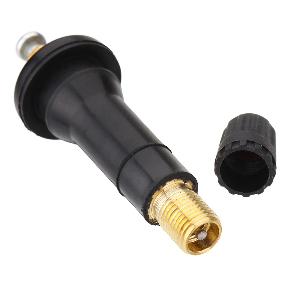 1 piece Tire pressure sensor valve for tubeless disc, TPMS wheel nipple, straight rubber nipple for TPMS