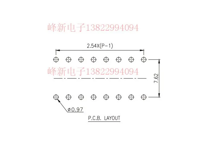 American keyboard dial code switch 8P8 bit flat dial toggle switch code 2.54MM black 208-8