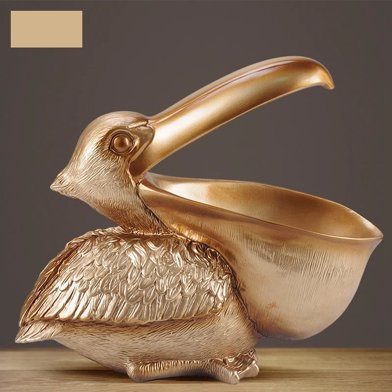 

Big Mouse Pelican Creative Deco Living Room Porch Key Storage Multifunctional Storage Box Resin Accessories Home Design Gift