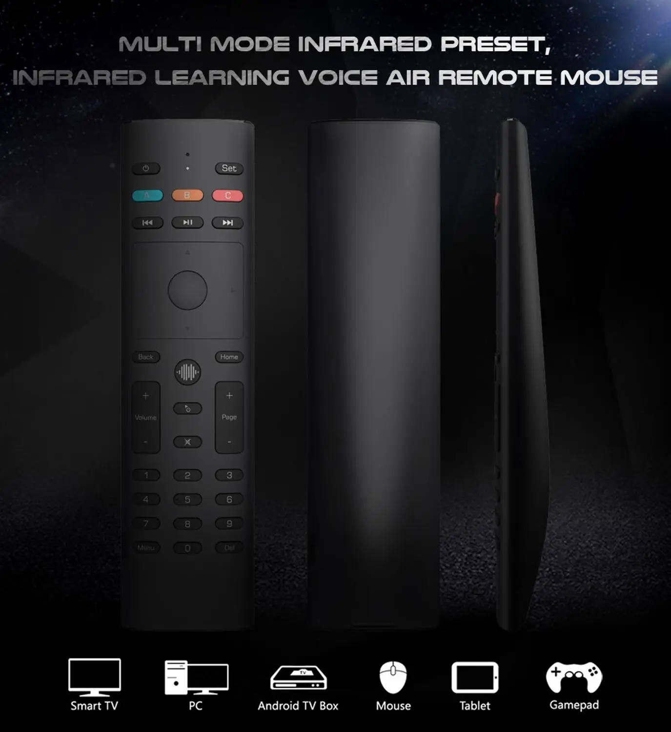 Najnowszy G40S Air Mouse Google mikrofon głosowy 2.4G bezprzewodowy 33 klawisze IR Learning G40 pilot zdalnego sterowania dla TV Box z androidem