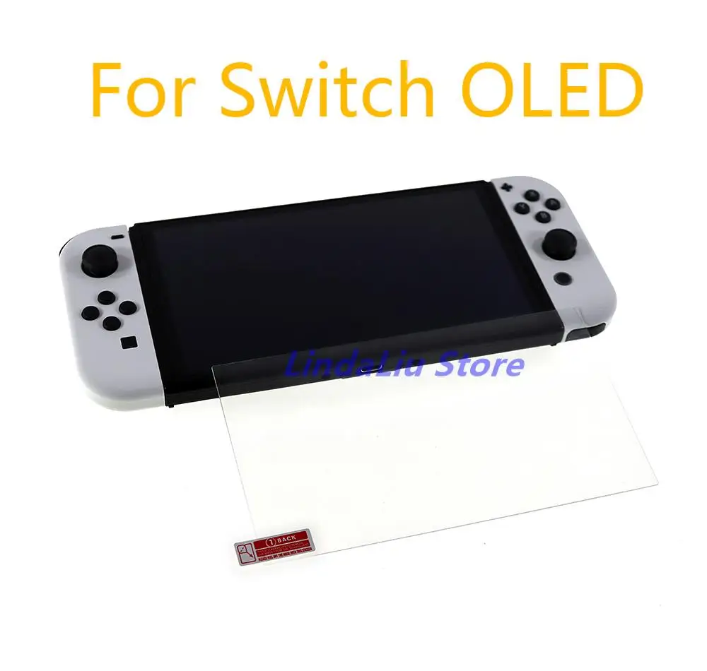 1pc Brand New Tempered Glass Film ultra-clear 9H HD Protector Film Designed Exclusively For Nintend Switch OLED Game Controller