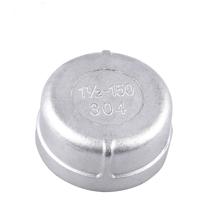 

Cap End Pipe Fitting DN40 SS304 / SS316