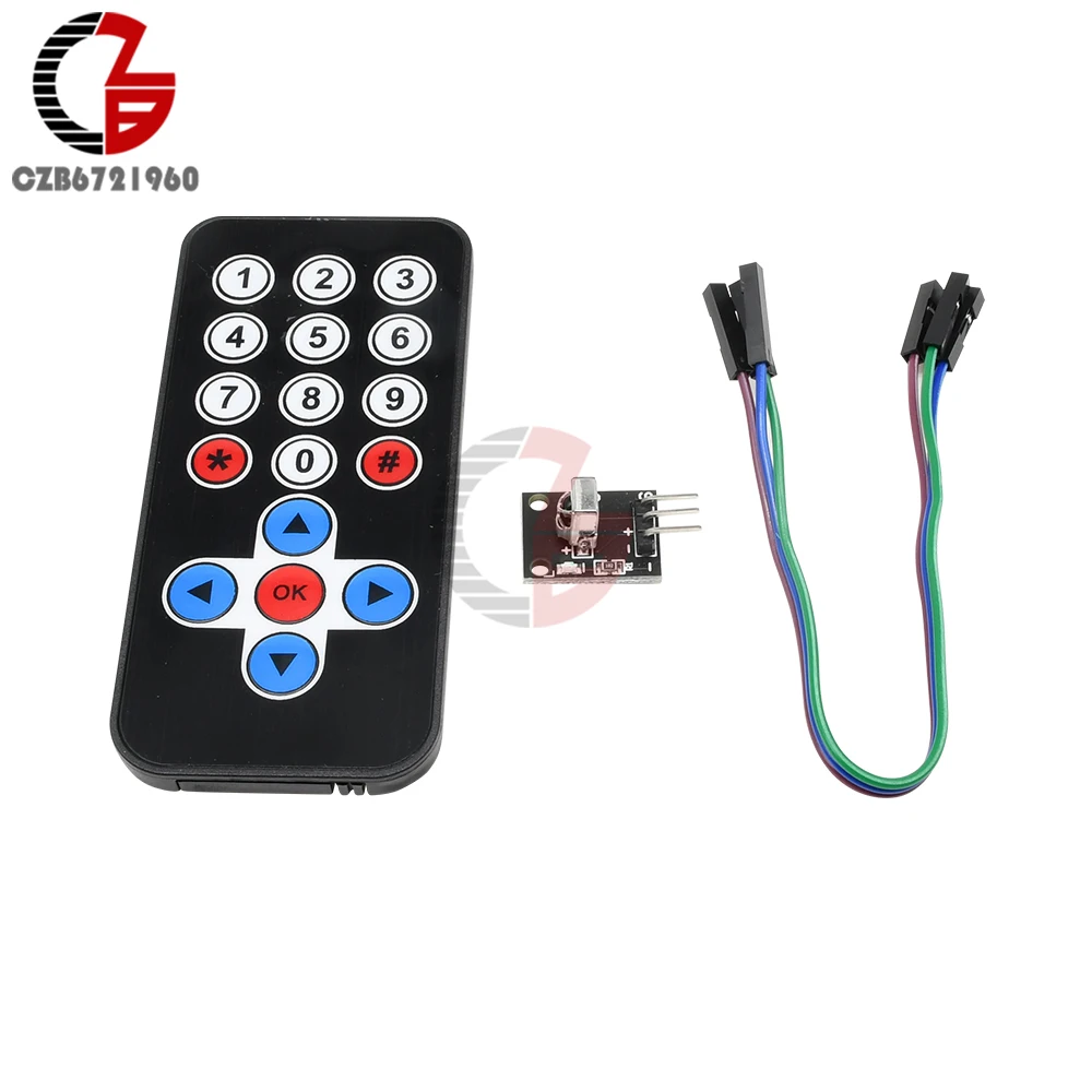 HX1838 Draadloze Infrarood IR Afstandsbediening Module HX1838 Hoge Gevoeligheid Sensor Controller DIY Kit voor Arduino Raspberry Pi