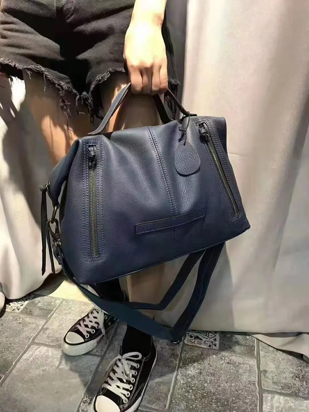 Genuine Leather Bags First Layer Leather Women  Handbags 2022 New Fashion Bags  One Shoulder Large Capacity Casual Messenger Bag