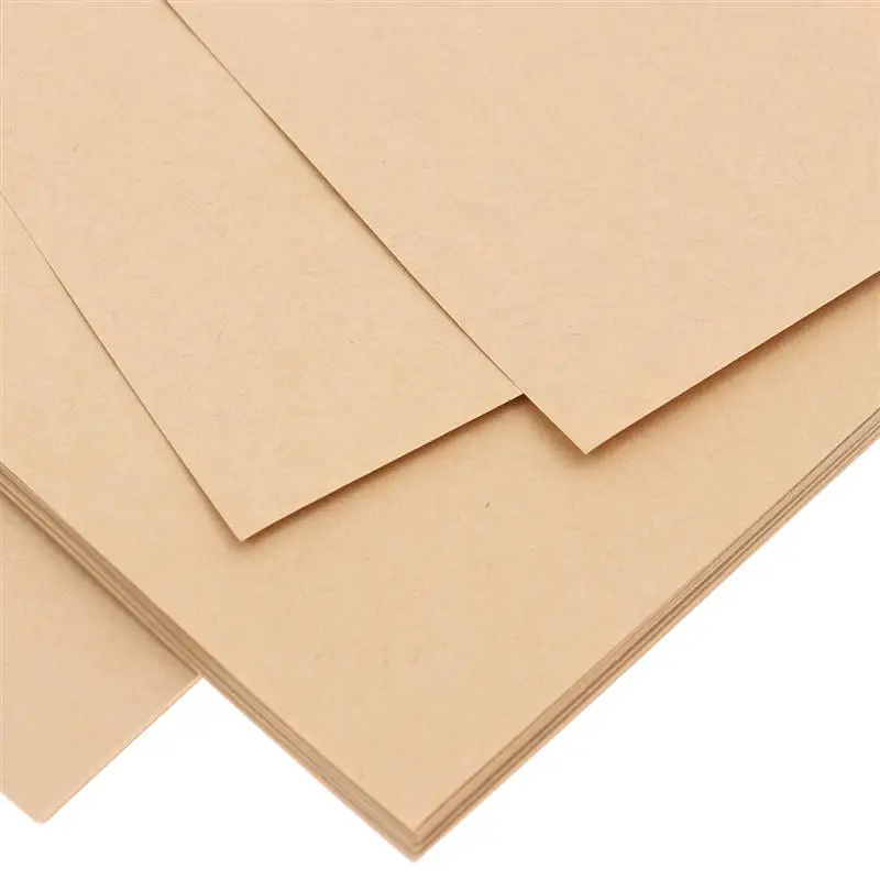 100 Sheets A4 Vintage Blank Kraft Kraft Paper Retro Writing Papers A5 Lined Stationery Paper Letter Sets