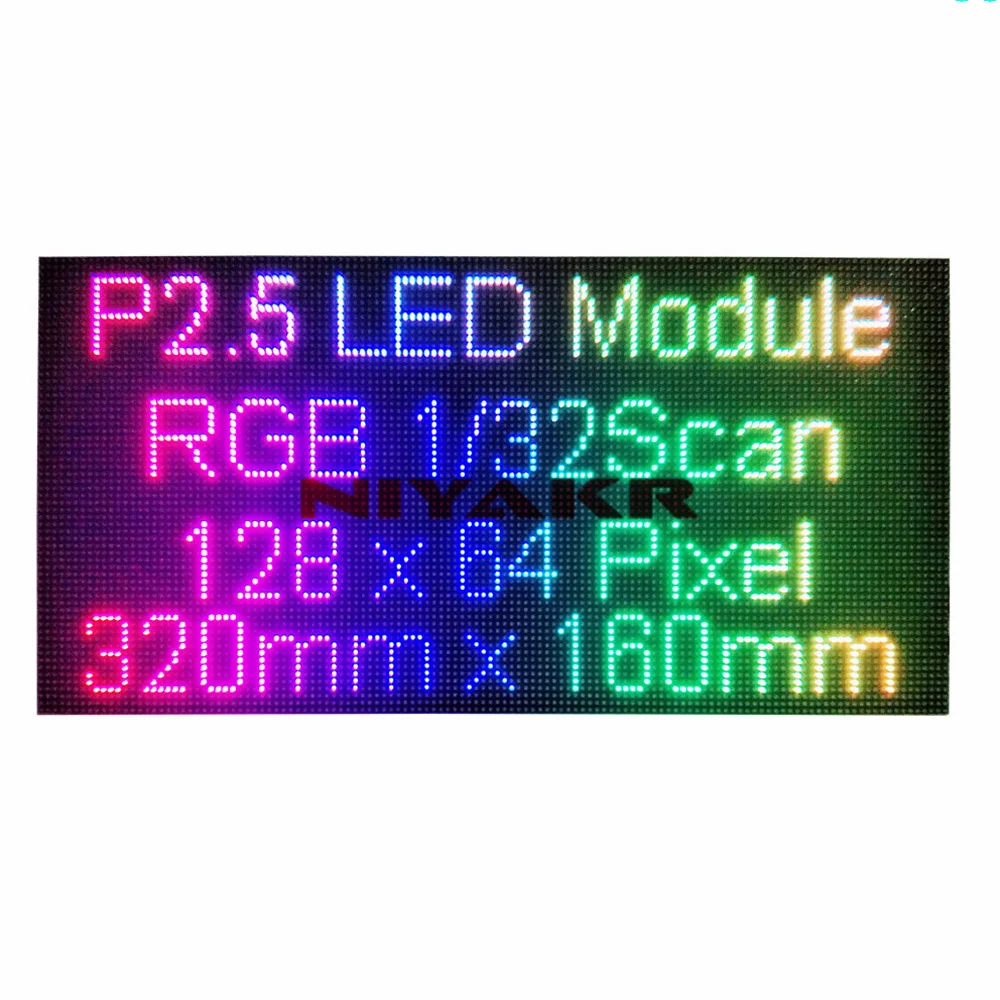 

128x64 RGB LED Matrix Display P2.5 Indoor Panel