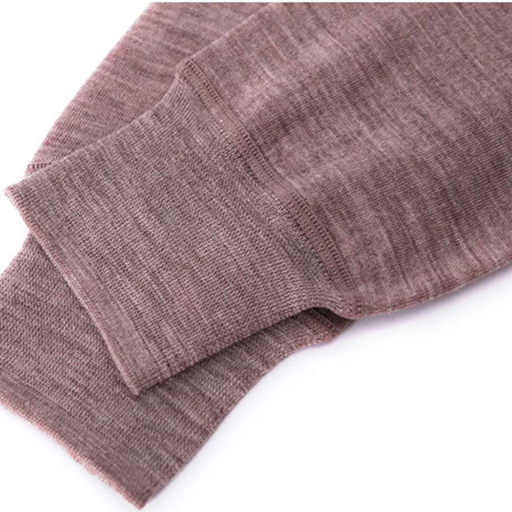 100% genuine wool brushed merino thermal underwear women thermo shirt thermos winter warm long johns mens couple set inner wear
