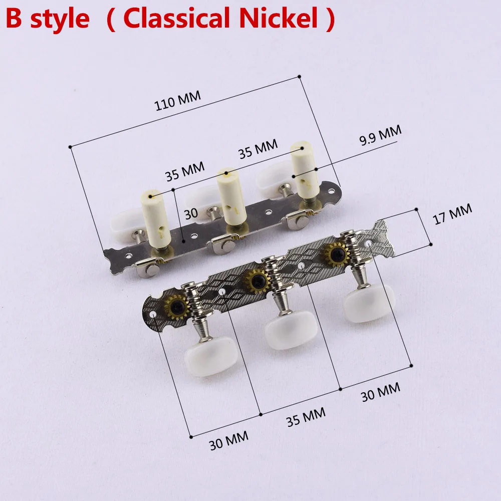 Clearance Sale 1 Set Classical Guitar Machine Heads Tuners  / Acoustic Guitar Machine Heads Tuners