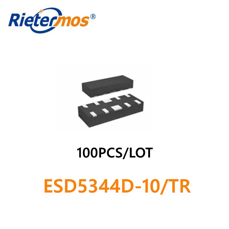 100 قطعة ESD5344D-10/TR ESD5344D-10 ESD5344D DFN2510-10L