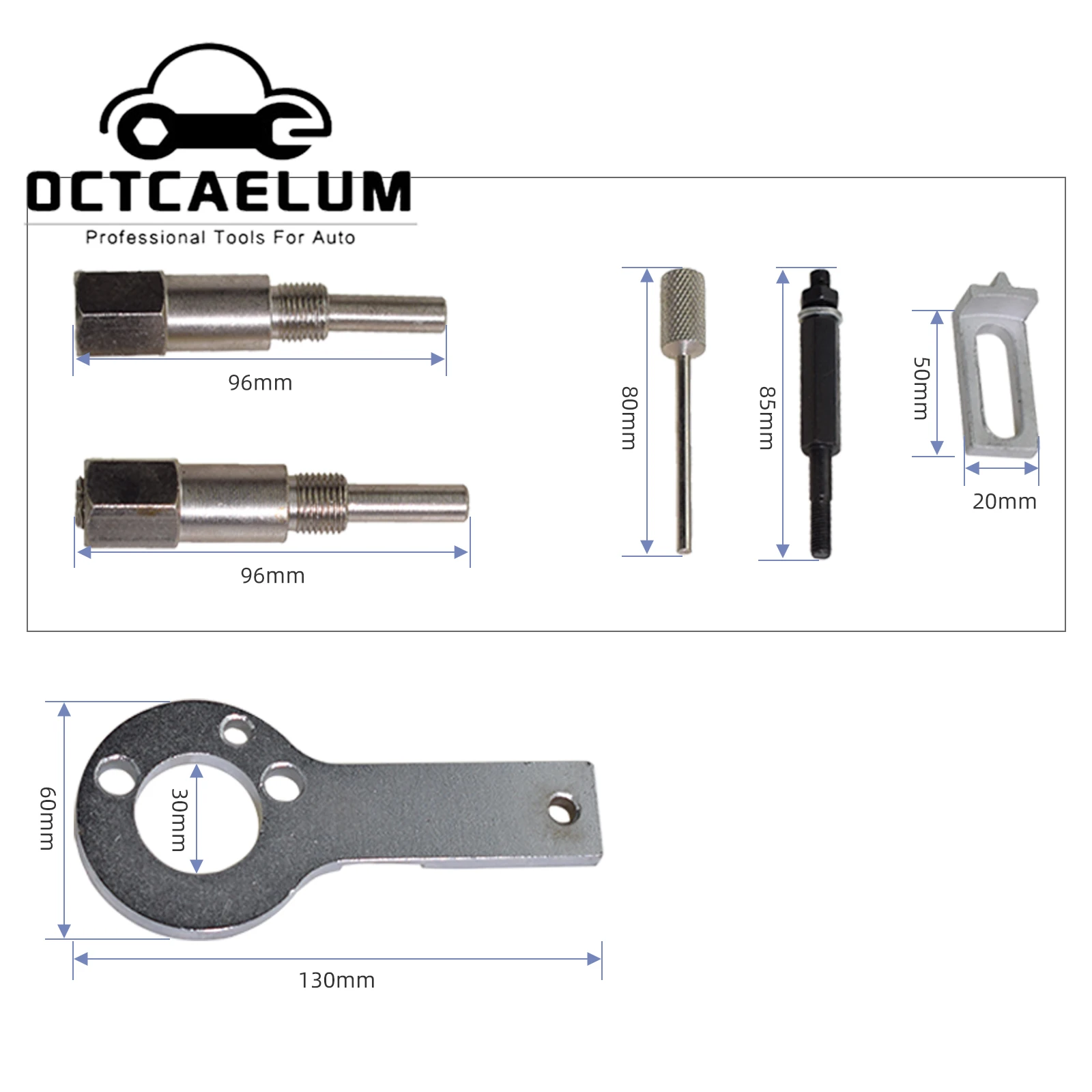 Herramienta de garaje de reparación de bloqueo del volante de levas de distribución del motor automático para Alfa Romeo 1,9 8/16V 2,4 10/20V