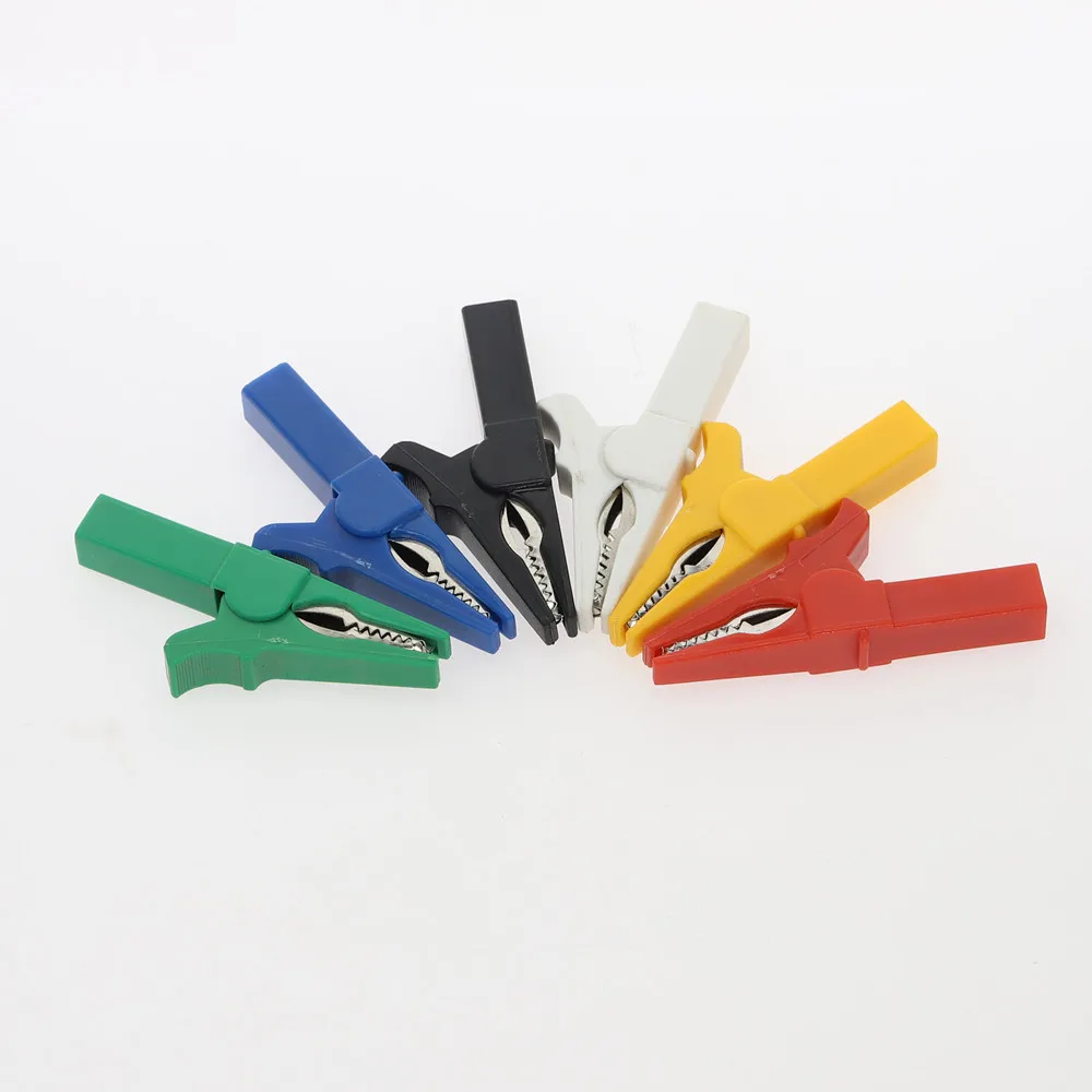 1pcs Battery Test Clip 55MM HV Alligator Clip For Banana Plug 4mm Multimeter Pen Cable Probes Crocodile Clip