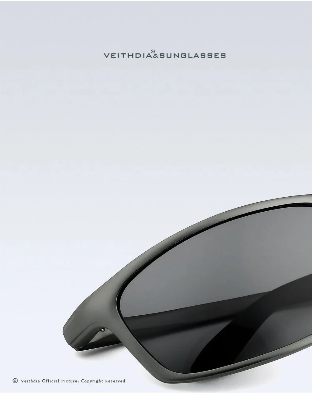 VEITHDIA Polarisierte Vintage-Sonnenbrille für Männer und Frauen, UV400, Sport, Outdoor, Fahren, Brillen, Fahrradbrille, Zubehör, männlich, 6520 – Detail 10