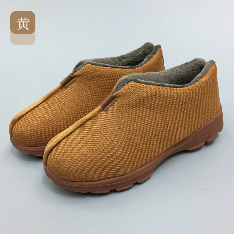 حذاء مونك زن لفصل الشتاء الدافئ ، شاولين ، راهب ، كونغ فو ، بوذي ، أرهات ، أحذية بوذا ، أحذية كوسبلاي للتأمل