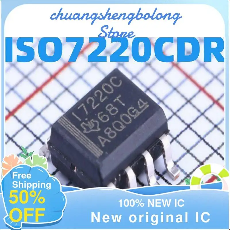 

20PCS ISO7220 ISO7220CDR I7220C 17220C ISO7220ADR SOP-8 New original IC