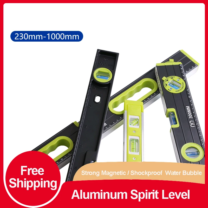 Spirit Level High Precision professional Solid Cast Aluminum Magnetic Mini Small Home Decoration Balance Ruler