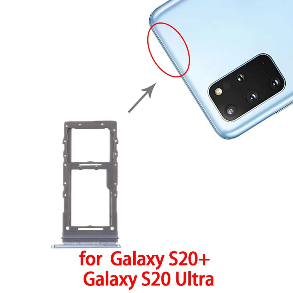 SIM Card Tray + SIM Card Tray + Micro SD Card Tray for Samsung Galaxy A71/SM-A715F/DS/SM-N975F/DS/Note10 Plus