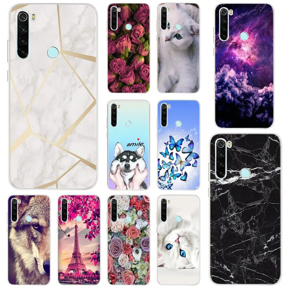 For Xiaomi Redmi Note 8T Case Silicone Soft TPU Phone Cover For Redmi Note 8 Case For Xiaomi Redmi Note 8 Pro Bumper Couqe Funda