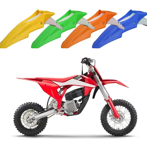 होंडा यामाहा सुजुकी कावासाकी DRZ RMZ XT TW के लिए यूनिवर्सल सुपरमोटो मोटोक्रॉस डर्ट बाइक फ्रंट फेंडर 2072680001 ब्लैक मडगार्ड 8 best sales यामाहा ट्व - №6