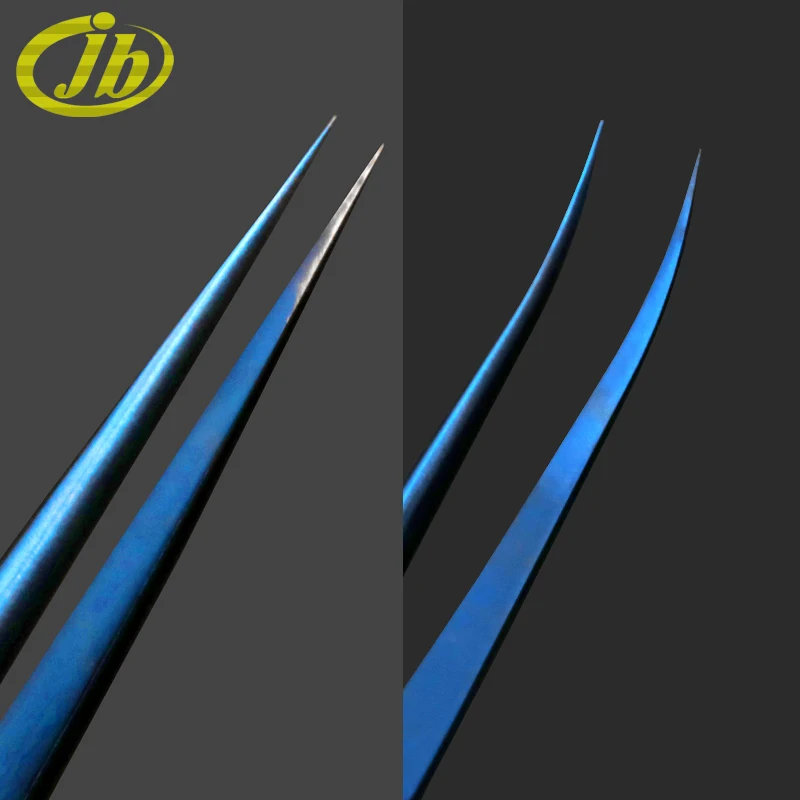 Tying Forceps straight handle 14/16/18cm titanium alloy surgical operating instrument angle head tissue forceps