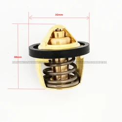 70℃ Thermostat Component for Scooter CFMOTO CF250 CH250 CN250 CH150 172MM 157MJ