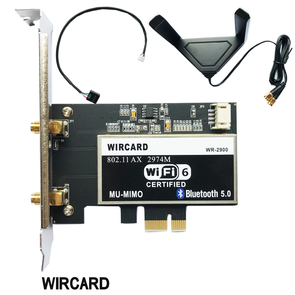 Dual Band 2400Mbps Wireless Wi-Fi Network Card Adapter With Wi-Fi 6  AX200 NGW  With 802.11 ac/ax BT 5.0 For Desktop