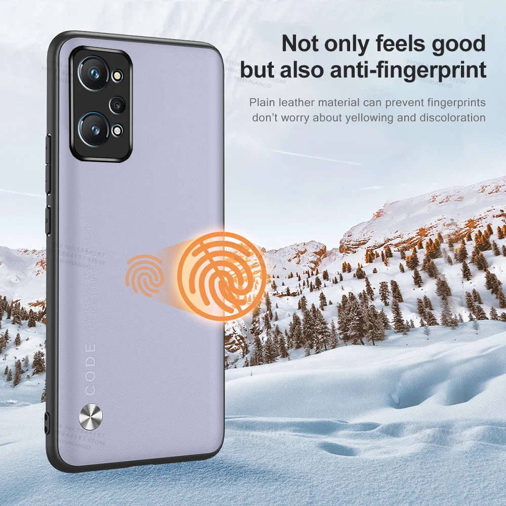 فائقة شعر مستعار للوجه الرفيع يشعر بو الجلود الملمس الحال بالنسبة Realme GT Neo 2 Neo2 سيليكون للصدمات الوفير غطاء على ل Realme GT ماستر