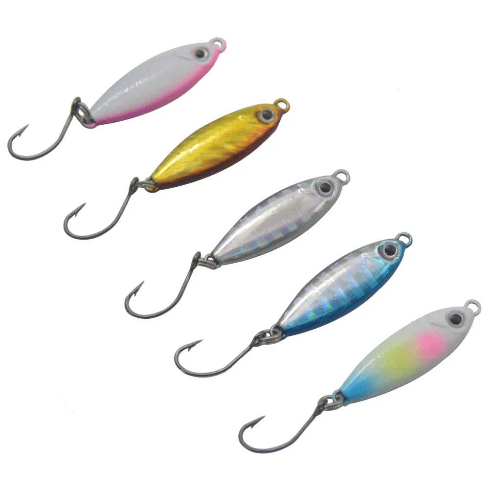 Small Jigs Shore Cast Angelköder 3 g 5 g Ozean-Süßwasser-Fanglöffel Culter Bass. Künstliche Köder 1 Stück Verkauf – Detail 1