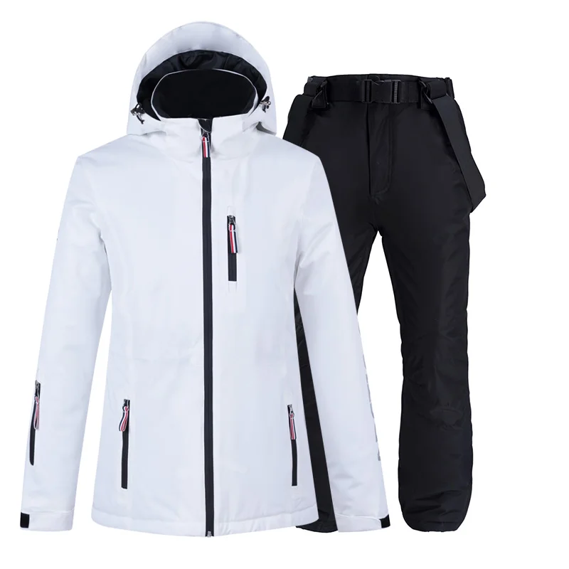 Outdoor Sports sukienka dla par kombinezon narciarski mężczyźni kobieta Winter Warm Windproof wodoodporne kurtki śniegowe spodnie narciarstwo Snowboard Lovers Set