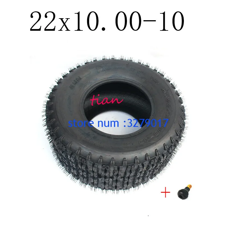 Hot Sale Good Reputation GO KART KARTING ATV UTV Buggy 22x10.00-10 Inch Tubeless Tyre 22*10.00-10 Rubber Tire