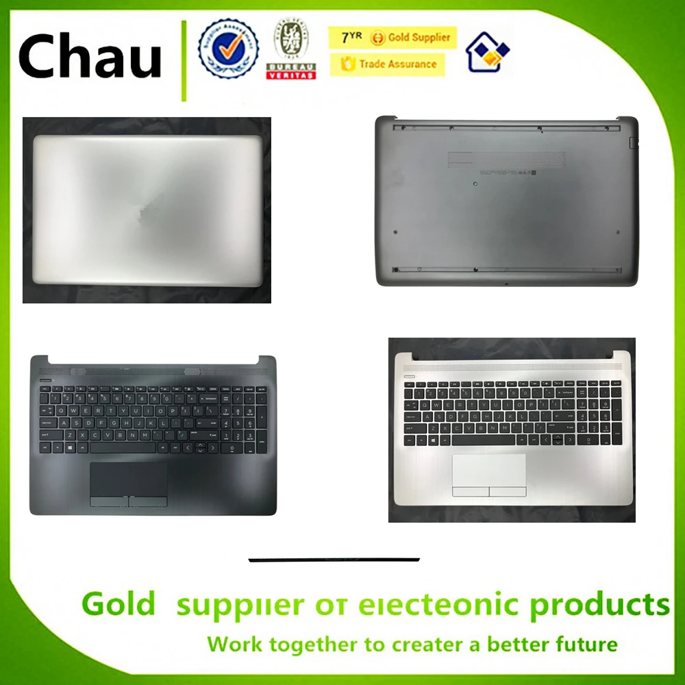 

New For HP 15-DA 15-DB 15G-DR 15G-DX 15Q-DS TPN-C135 C136 LCD Back Cover/Upper Case Palmrest Cover/Bottom Case/Hinges Cover