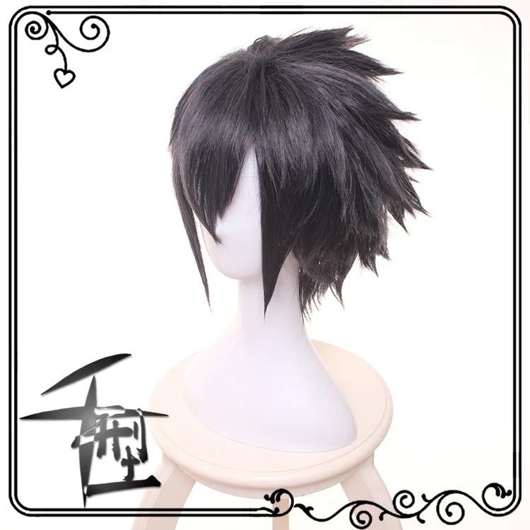 Noctis lucis caelum cosplay peruca final fantasia xv traje ff15 xv cosplay perucas trajes de halloween cabelo para homens + peruca boné