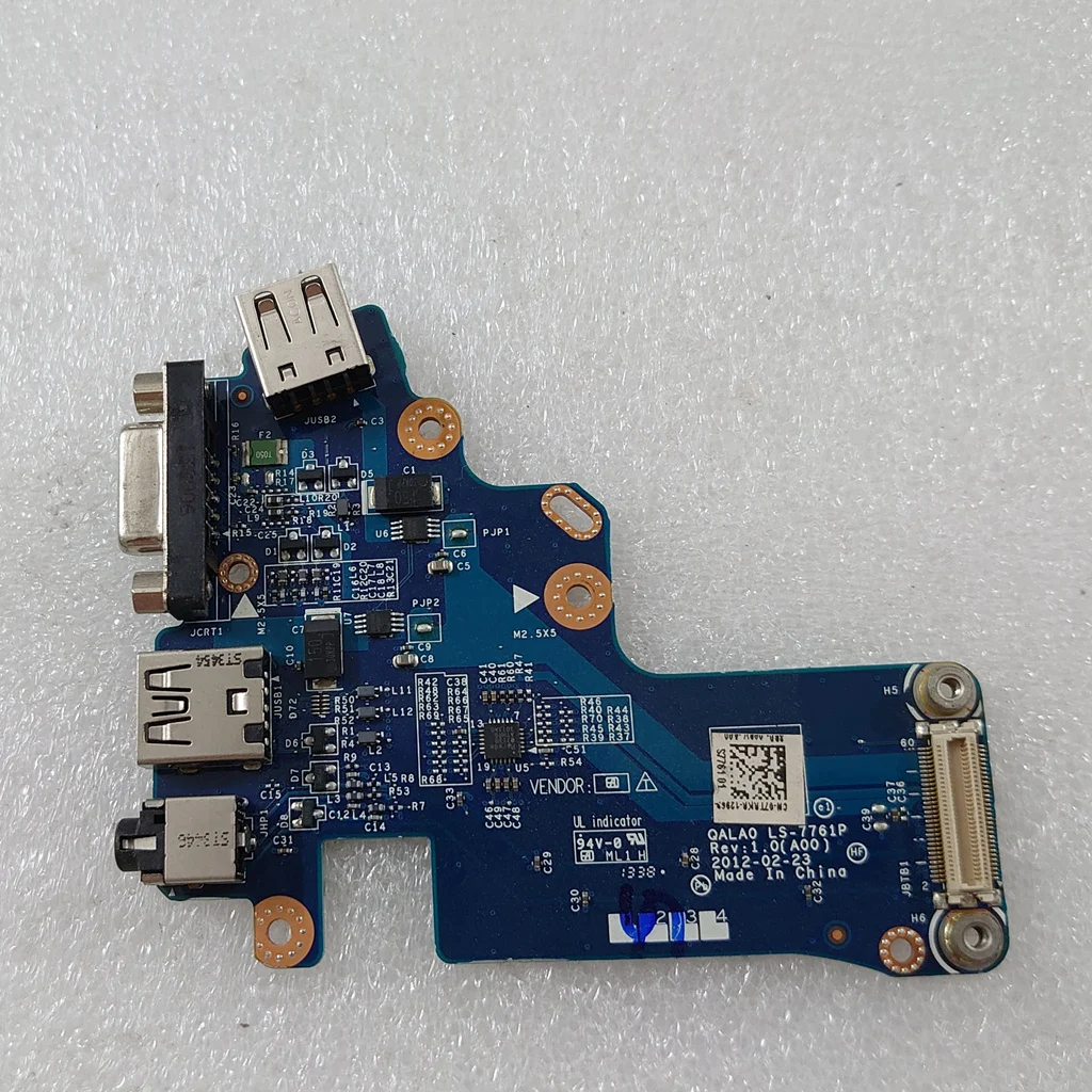 

USB VGA Audio boardFor Dell latitude E6530 laptop USB VGA Audio board LS-7761P 07TRKR