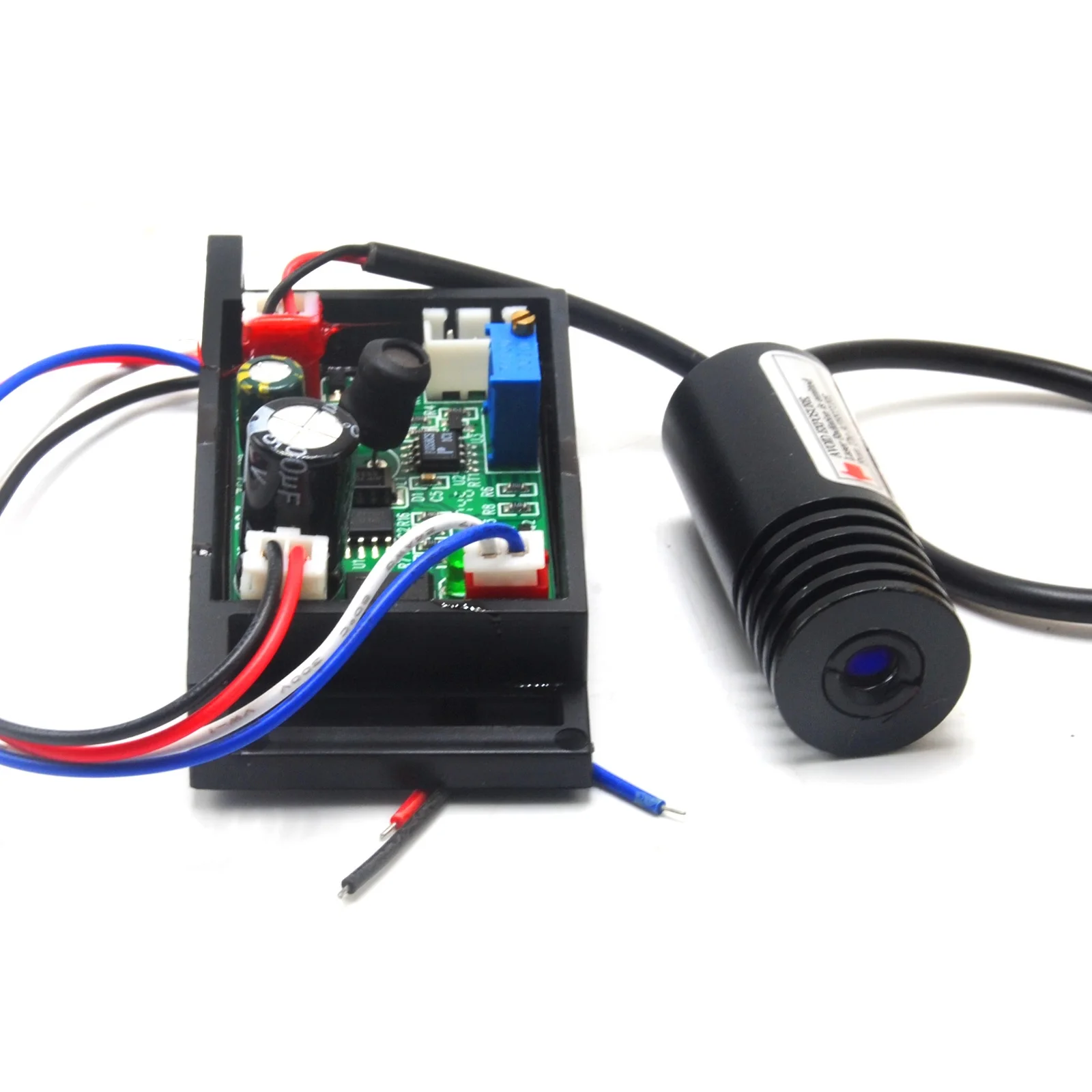 Module de Diode Laser à point rouge, 200mW, 650nm, pilote 12V, Modulation TTL