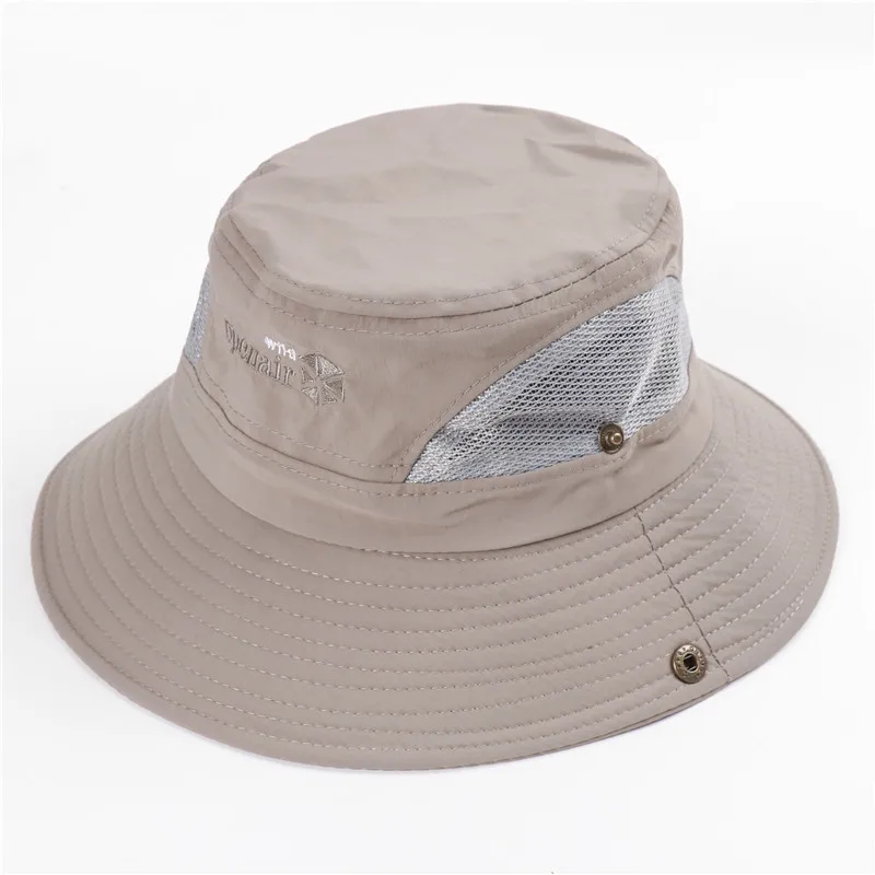 UPF 50+ Summer Sun Hat Bucket Men Women Boonie Hat Outdoor UV Protection Long Wide Brim  Hiking Fishing Hat Mesh Breathable