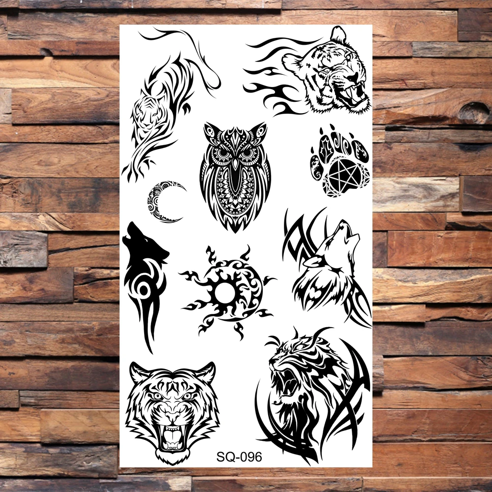 Badge Pirate Temporary Tattoos For Men Adults Realistic Infinite Pirate Ship Lighthouse Fake Tattoo Sticker Body Arm Tatoos DIY