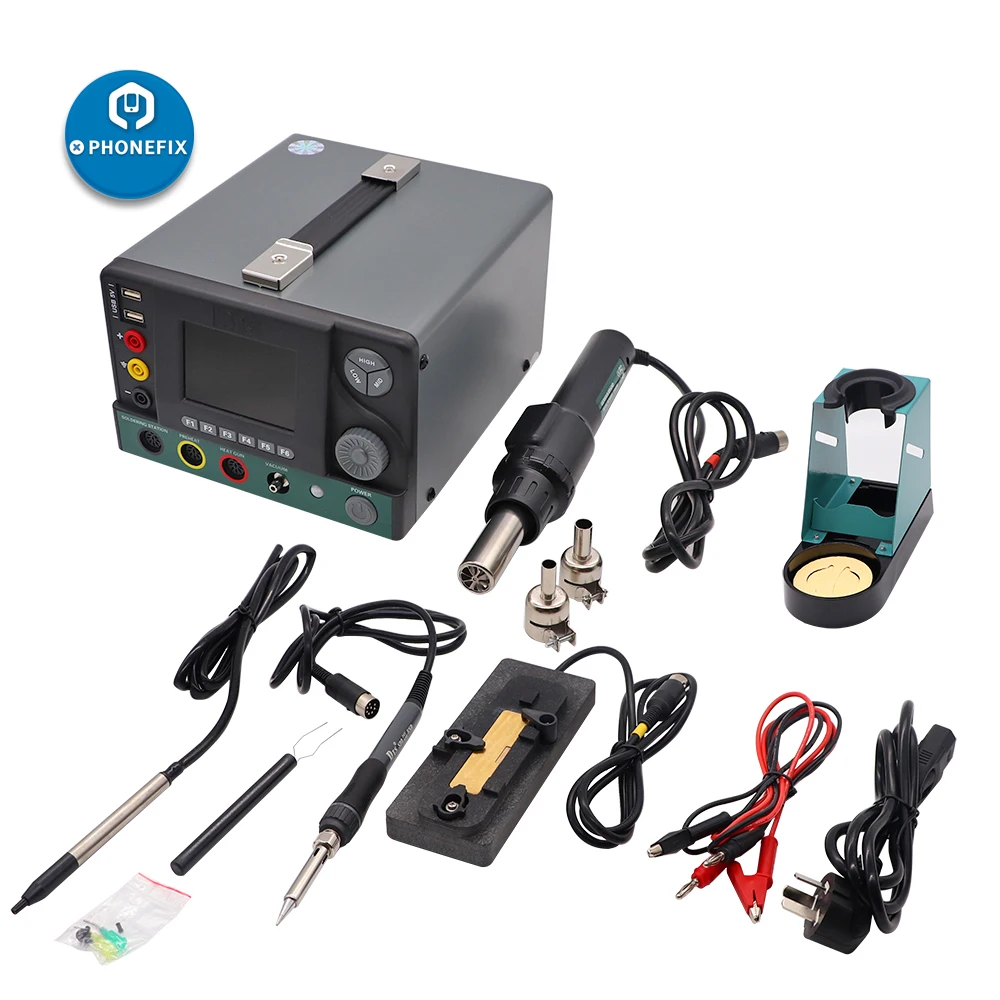 DES H95 5 IN 1 comprehensive rework Station preheat DC power station welding platform for Mobile phone motherboard solder repair