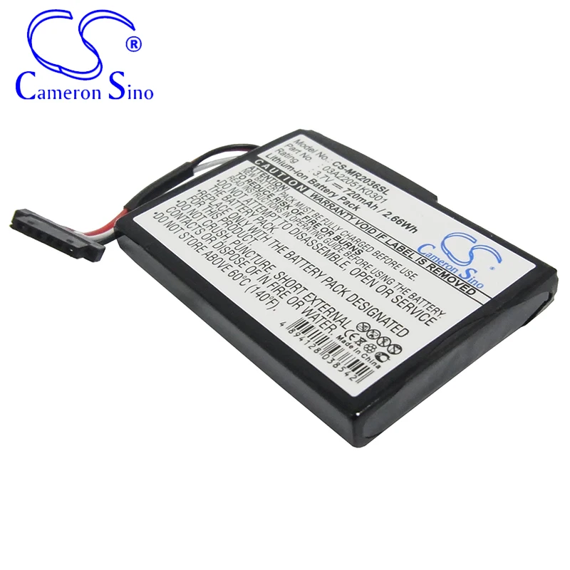 Batería de navegador para Magellan RoadMate 2035 RoadMate 2036 RoadMate 2036-MU, compatible con Magellan 03A22051K0301, batería de navegador