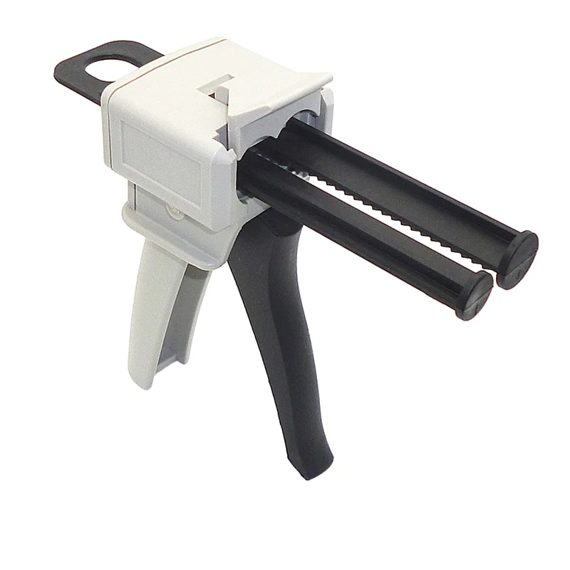 50ml 1:2 AB Glue Gun Applicator Two Component Epoxy Glue Caulking Gun Dispenser for 50ml 1:1 1:2 Square Type-Back Type AB Glues