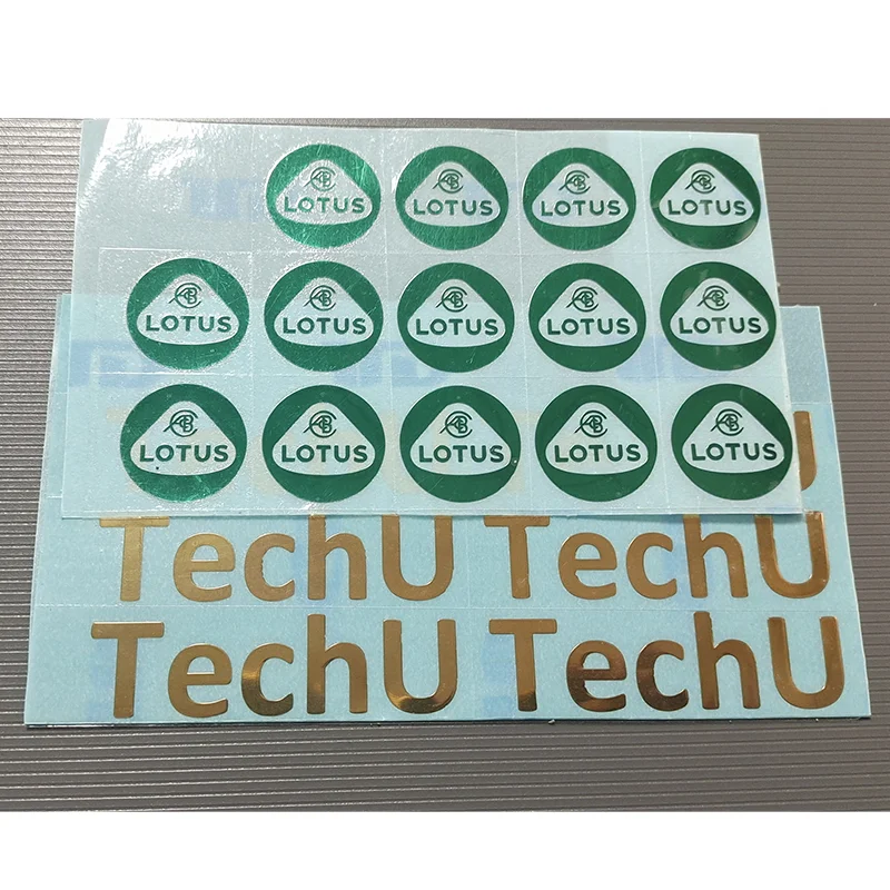 Custom Logo Sticker For Packing Box , Electroform Nickel Electroformaing Label With 3M Glue