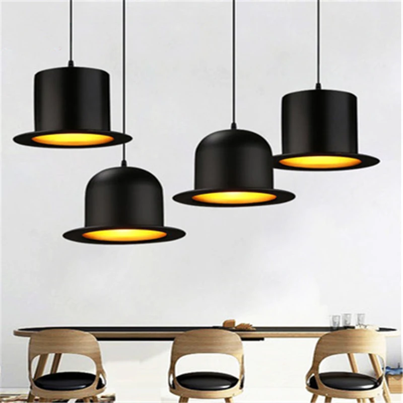 

New Popular Hat Chimney Pendant Light Contracted Contemporary Creative Clothing Store Bar Decoration Lamp D225 MM Free Shipping