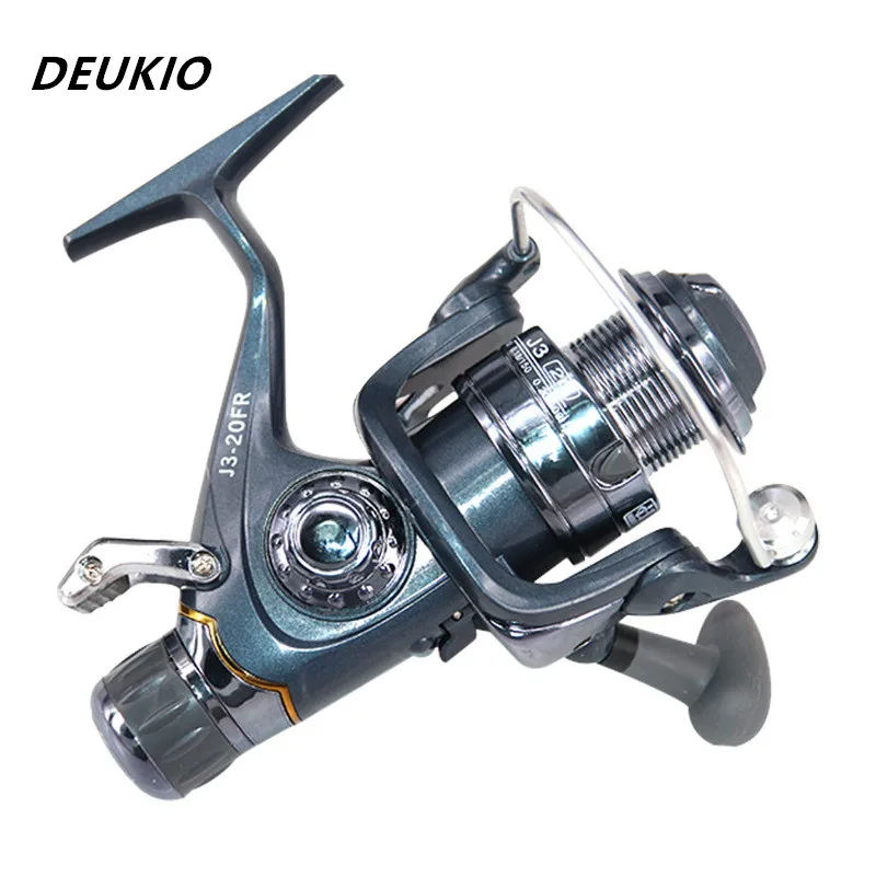 DEUKIO Carp Fishing Reel Spinning Strong Double Drag 8kg Molinete Carretilha De Pesca Olta Makaralar Sea Reels Accessories Mar