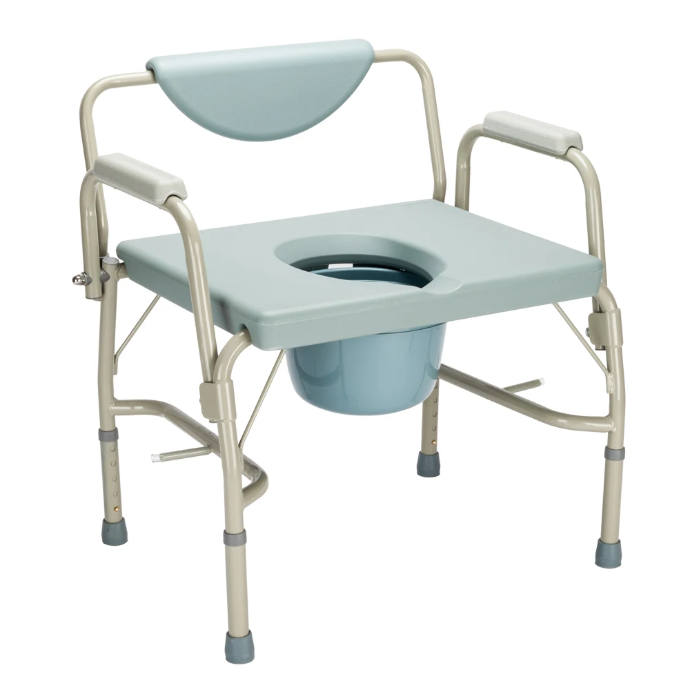 Bathroom Toilet Seat Medical Bariatric Drop-Arm Commode Elder People Disabled People Pregnant Women Commode Chair