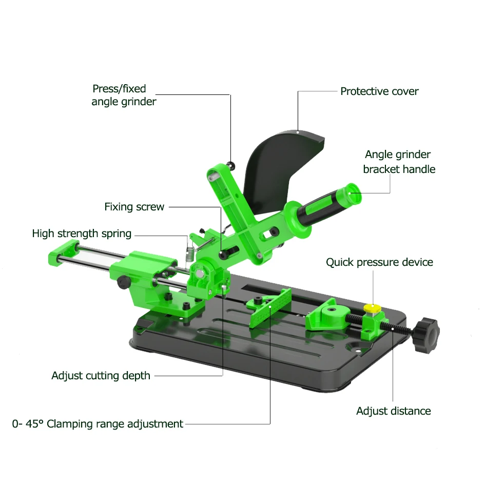 Universele Hoek Grinder Stand Hoek Grinder Holder Houtbewerking Tool Cut Stand Grinder Ondersteuning Voor Dremel Power Tools Accessoires