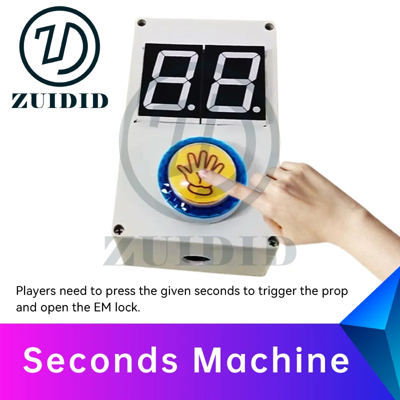 ZUIDID escape room Seconds Machine prop press the given seconds to unlock escape game real life adventure game props