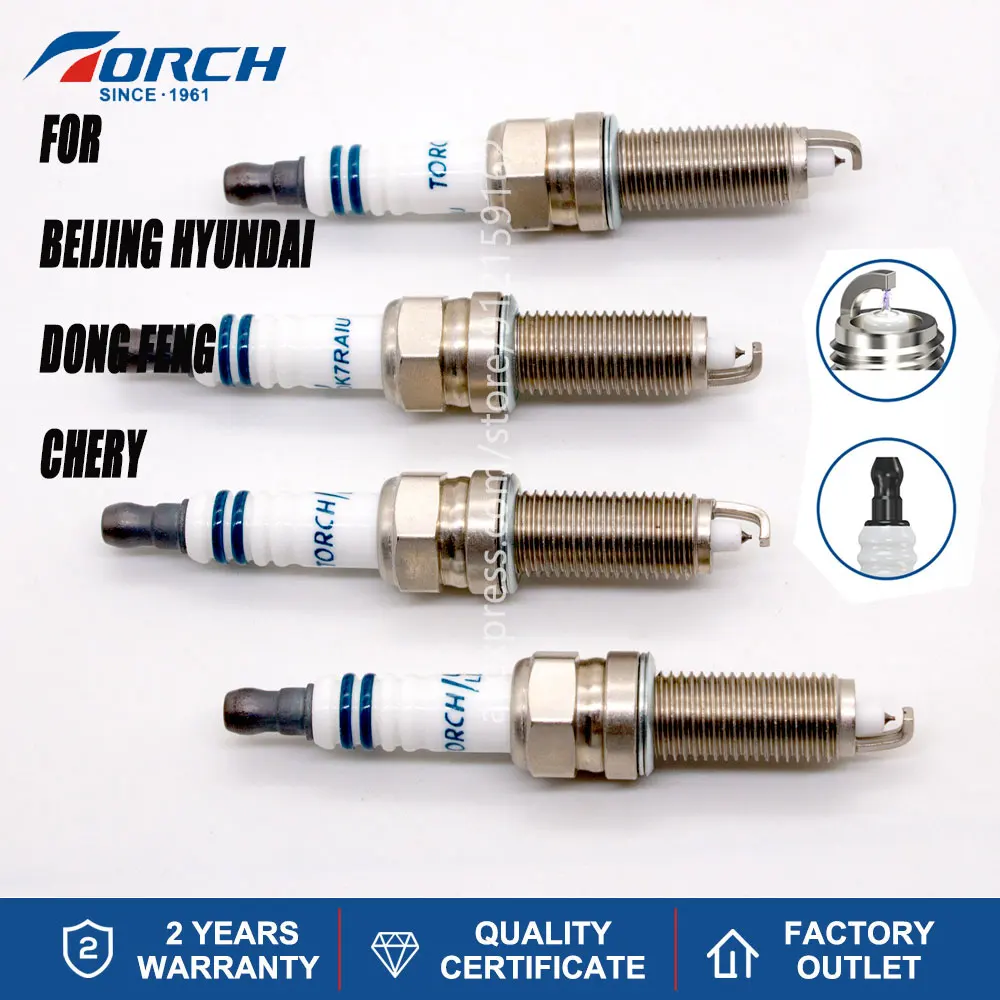 4-8PCS Candles Replace for ILZKR7D8(96412) SILZKR7G8DE SILZKR7B8E SILZKR7AS LKR7AIX LZKR7B-DE Iridium Spark Plugs TORCH LDK7RAIU