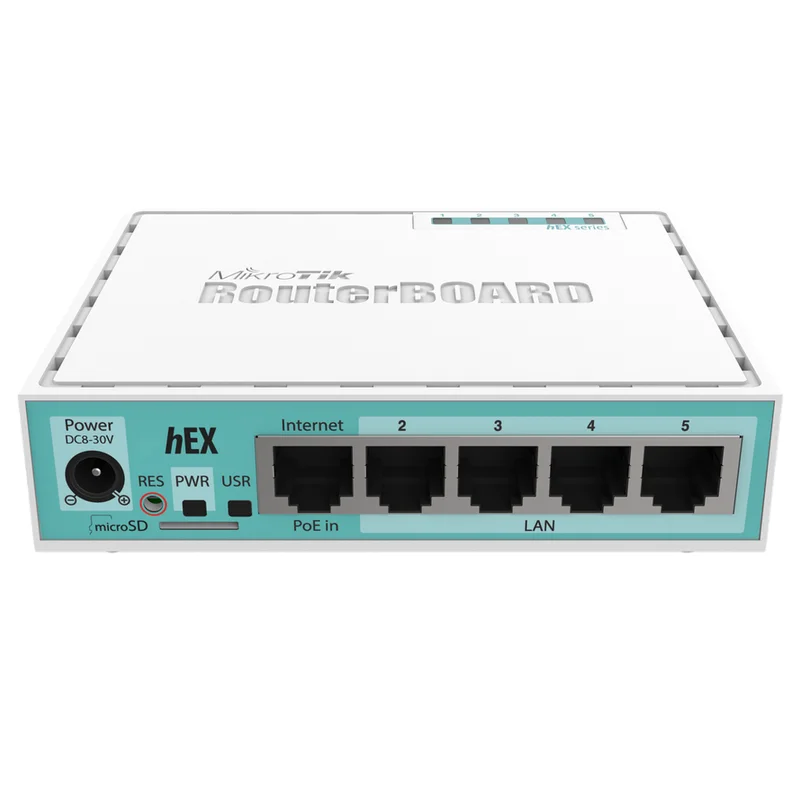 Gigabit Ethernet Router router fibra optica hEX mikrotik RB750Gr3 Dual Core 880MHz 256MB microSD fibre optiqu Router