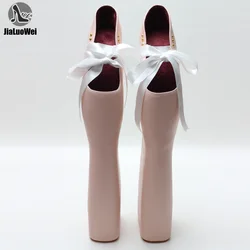 JIALUOWEI Custom  High Heels New Pink High Platform Ballet Shoes Size36-46