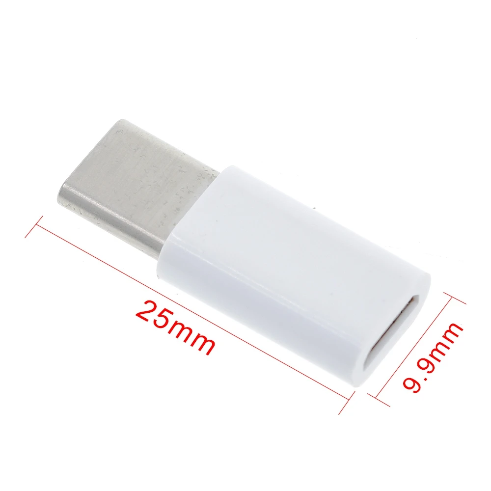 Mini-Konverter Micro-USB zu Typ-C-Adapter für Telefon unterstützt Laden und Datenübertragung Typ-C-Splitter breite Kompatibilität – Detail 8