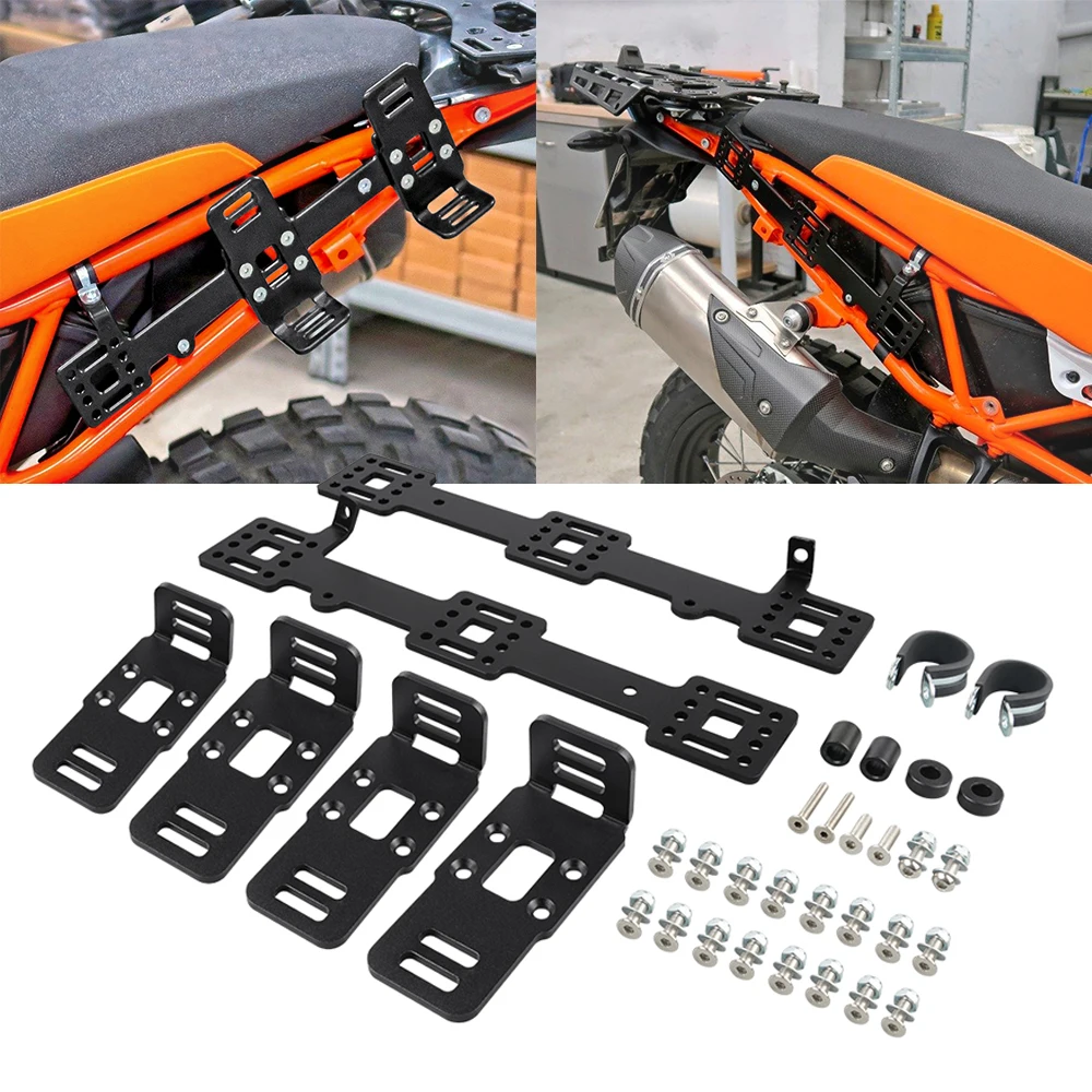 

Motorcycle Luggage Rack Side Carrier Bracket For KTM 790 Adventure 890 Adventure ADV 2019-2022 2023 2024 CNC Aluminum Alloy