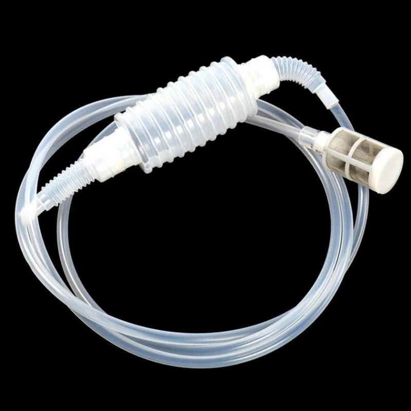 Manual Plastic Home Brew Syphon Tube Pipe Hose Water Wine Hand Transfer Pump Kitchen Beer Fermentation Kitchen Wine Tools